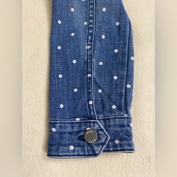 Elle polka dot denim jacket - Picture 5 of 12